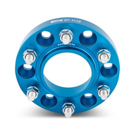 Mishimoto Wheel Spacers, 6x135, 87.1 Center Bore, M14x1.5, 25mm Thick, Blue