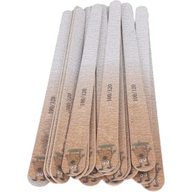 Limas de Uñas, 20 Piezas de Lima de Uñas de Grano 100 Y 120, Tablas de Esmeril, Juego de Limas de Uñas de Doble Cara para Uñas Acrílicas Y Naturales, Herramientas de Manicura