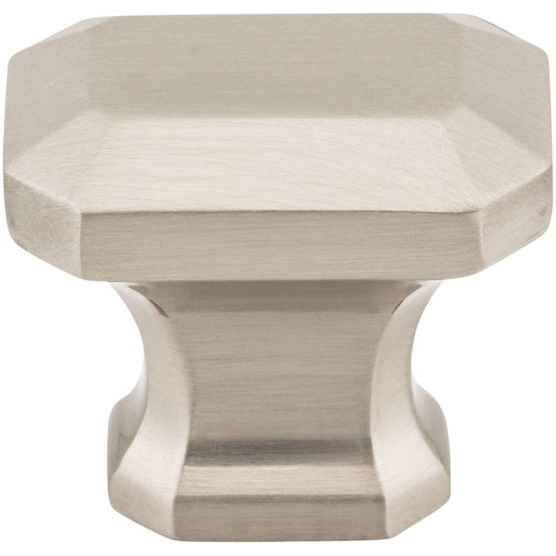 Jeffrey Alexander 165NI Ella 1-1/4" L Emerald Cut Cabinet Knob