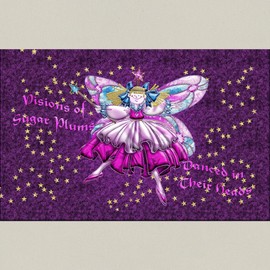 CafePress Harvest Moons Sugar Plum Fairy Canvas Tote Top Zipper Closure