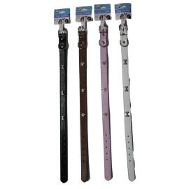 Home & Style Wholesale Lot of 12 - 18 Inch Faux leather Dog Collar Assortment Free Shipping