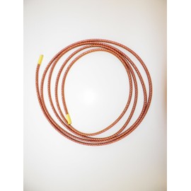 3/16" BRAIDED COPPER EXPANDABLE FLEX SLEEVE, WIRING HARNESS, LOOM, FLEXABLE WIRE COVER (5 Feet)