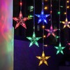 BLOOMWIN Light curtain star light chain curtain, USB 8 modes,