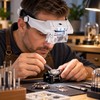 USB Rechargeable LED Head Magnifier for Watch Repair – Hands-Free