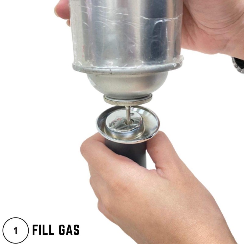 A-ONE Kitchen Blow Torch,Culinary Butane Torch Lighters Refillable Double Fire