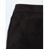 VERO MODA Damen Velours Minirock Kurzer Stretch Bleistiftrock Samt Nicki