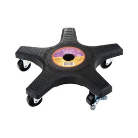 Bosmere 16" Plant Caddie - Heavy-Duty Rolling Plant Stand with Locking Wheels, 500 lb Capacity – Durable Plant Caddy for Indoor/Outdoor Use, Charcoal