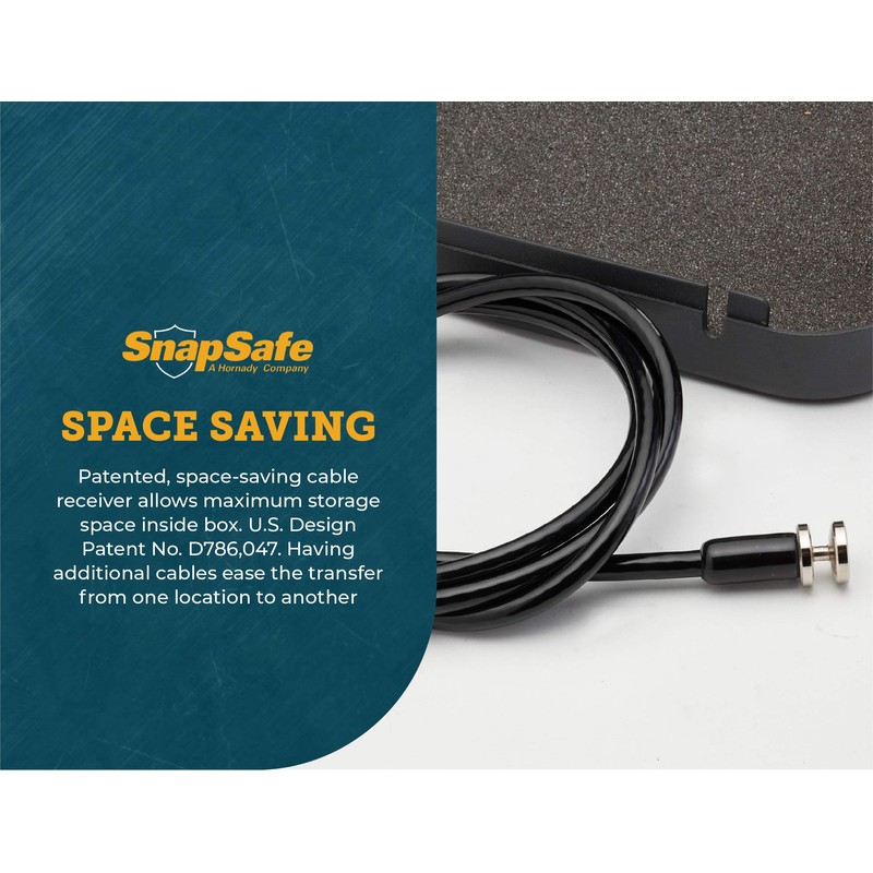 SnapSafe Lock Box Replacement Cable, 75280 - Compatible with All