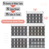 Mr. Pen- Bible Tabs, 75 Tabs, Cool Gray, Laminated Bible