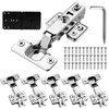 XUANYILAN Pack of 6 Soft Close Cabinet Hinges for Cabinet