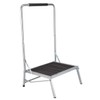 LivingSURE Extra Wide Folding Step Stool with Foam-Grip Handle –