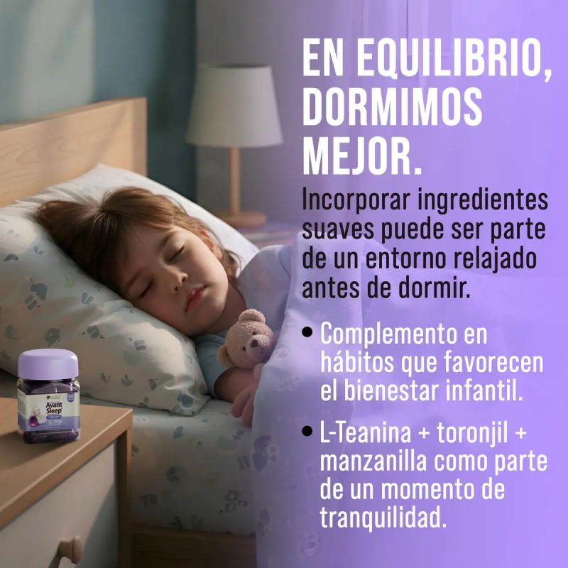 Gomitas Avant Sleep Dormir Teanina Toronjil 90g Tlali