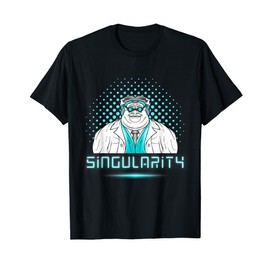Singularity Generative AI Black Hole Turing Test AI T-Shirt