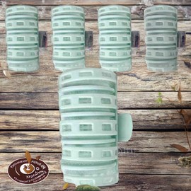 Moneyful dyed gloves perm roll macaron air bang clip type hair roll 10 pcs green / 머니풀 염색장갑 파마롤 마카롱 에어뱅 집게형 헤어롤 10개 그린