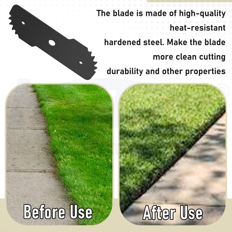 Karbay 3 Pack 7-1/2" Edge Hog Heavy Duty Edger Replacement