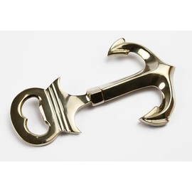 Nauticalia Anchor-Shaped Bottle Opener & Corkscrew, 15cm