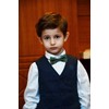 Alizeal Boys Adjustable Pre Tied Wedding Party Tuxedo Bow Tie,