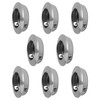 MOROBOR 8 Pack Round Sliding Closet Door Handles, Flush Pull