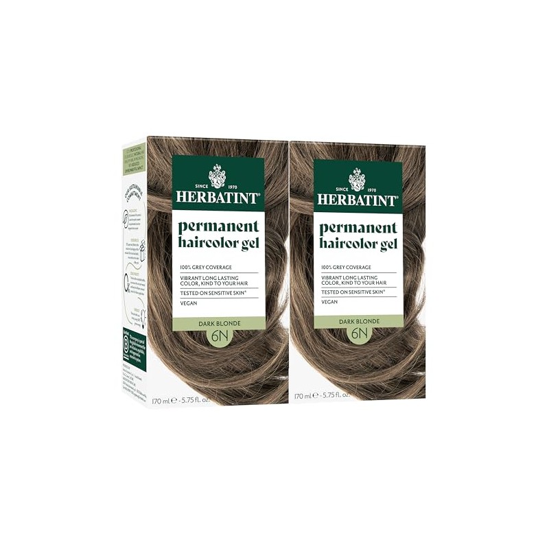 Hair Coloring - (6N) Dark Blonde, 4 oz (2 Pack)