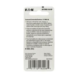 Bussmann (BP/FMX-50-RP) Red 50 Amp Female Maxi Fuse