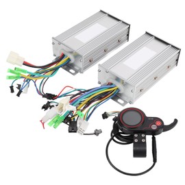 BTSEURY Dual Drive Electric Motor Controller with LCD Meter Brushless DC Motor Speed Control Kit