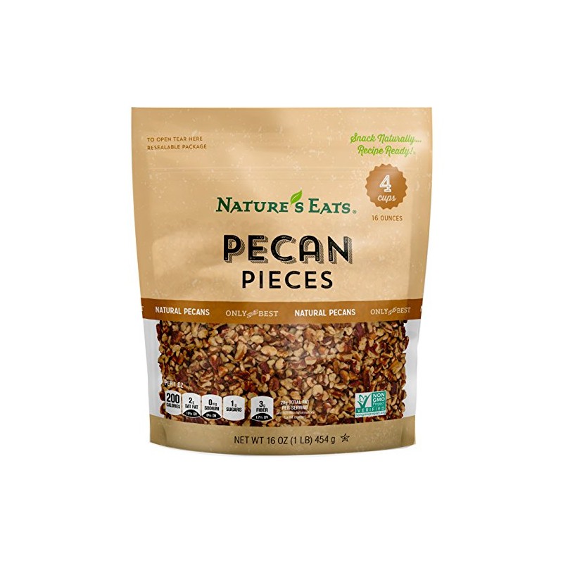 Nature's Eats, Pecan Pieces, 16 Oz
