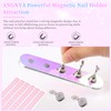 ANGNYA Nail Stand for Press on, 2 Set Aurora Nail