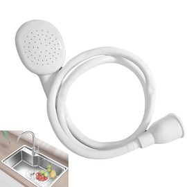 3.28FT Sink Spray Hose,Portable Sink Hose Faucet Sprayer, Shampoo Sprayer Handheld Faucet Shower Head Spray for Bathing Baby,Pets,Washing Hair,Rinsing Vegetables