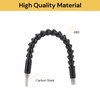 Spendeal Flexible Drill Bit Extension Hex Soft Shaft, Flexible Screwdriver