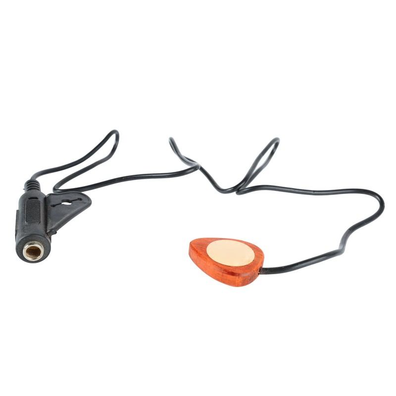 Piezoelectric Pickup with Heart Shape Pick Contact Microphone Transducer for