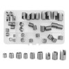 Yuhtech 36 Pieces Self-Tapping Thread Insert M8 M10 M12 Stainless