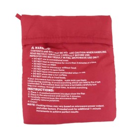 4 Pcs Reusable Red Microwave Potato Bag Potato Cooker Potato Baking Pouch Perfect Bake Potatoes Just in 4 Minutes
