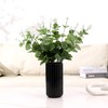 Black Ceramic Vase for Flowers, Modern Black Vase for Home