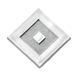 HSV 3D Chrome Logo Diamond Hamburger SV, chrome, Modern