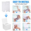 4 Pack Cardboard Ballot Box, Raffle Boxes, Donation Ballot Boxes