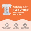SinkShroom SSCLE988 The Revolutionary Sink Drain Protector Hair Catcher/Strainer/Snare, Clear