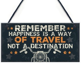 RED OCEAN Biker Gifts Novelty Motorbike Hanging Garage Man Cave Sign Gift For DAD GRANDAD Motorbike Lovers Gifts For Him