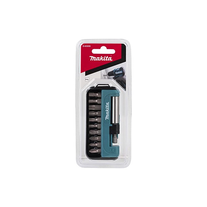 Makita D-65006 Bit Set 11-Piece Bits PH, PZ, Torx, H,