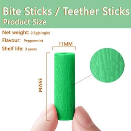 3 Pcs fKiZanthene Orthodontic Aligner Chewies, Mint Dental Chewies for Orthodontic Treatment