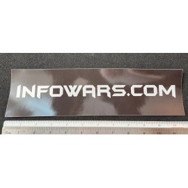 INFOWARS.COM Bumper Sticker ALEX JONES