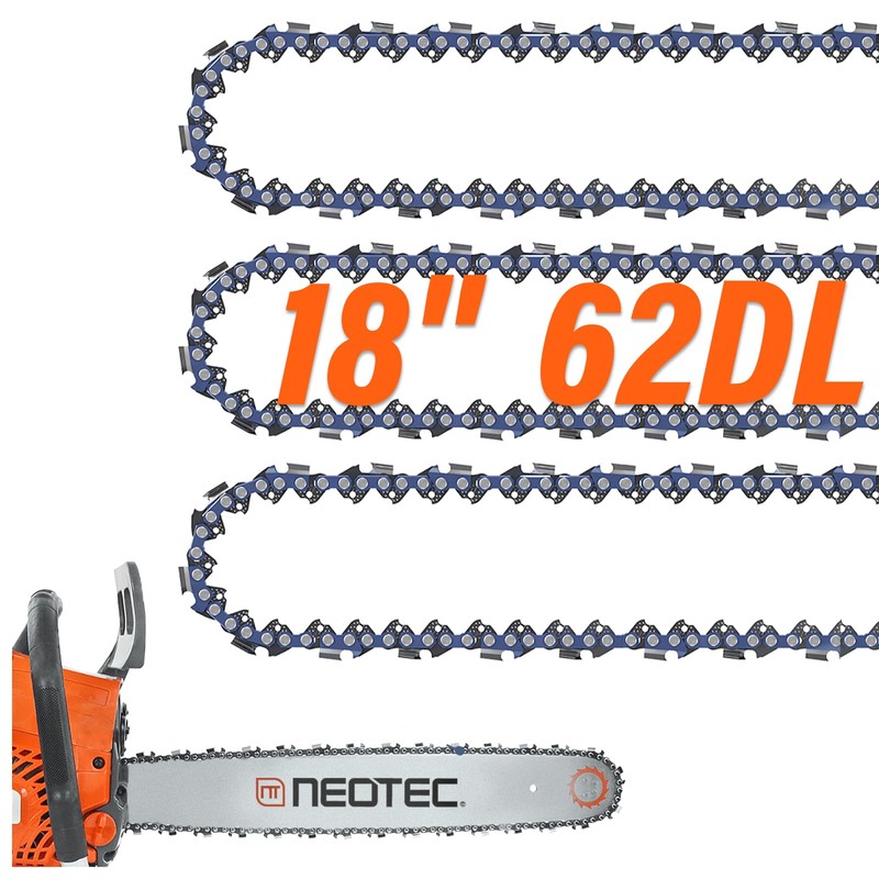 18 Inch Chainsaw Chain 3/8" LP Pitch .050" Gauge 62
