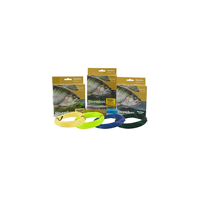 Snowbee Classic Floating Fly Fishing Line WF4 – Pale Yellow