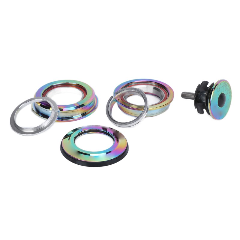 LeBycle Mountain Bike Headset Road Bicycle Double Bearing Headset 28.6x44‑50.6x30mm