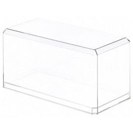 Pioneer Plastics 094C Clear Plastic Beveled Edge Display Case, 4.375" W x 4.125" D x 9" H (for 8 inch Dolls) (Mailer Box)
