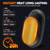 Hand Warmers Rechargeable 2 Pack, 3000mAh*2 Portable Hand Warmers, Ideal