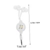 CAXUSD 2pcs Retractable Earbuds Cable for Running Sports Headphones Noise