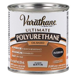 1/2 pt Rust-Oleum 9161H Clear Varathane Oil-Based Interior Ultimate Polyurethane, Satin