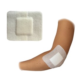 Steropore Wunderverband Pflaster, steril, groß, 9 cm x 10 cm, Weiß, 25 Stück