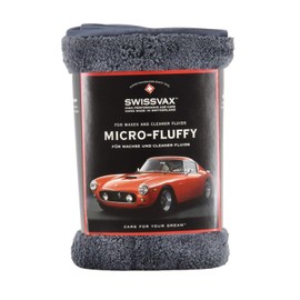 SWISSVAX 1091112 Micro-Flausch Wax Cloth, Anthracite / Red