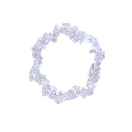 ZEN&TAO Natural Chakra Gemstone Crystal Bracelets Multiple Items Pack for Yoga Meditation Prayer Healing Protection and Gifting (Clear Crystal)